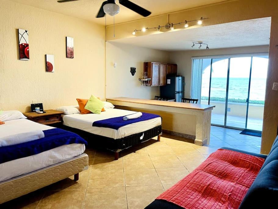 Punta Me Apartment Beach Front In The Hotel & Waterpark Cancún Exterior foto