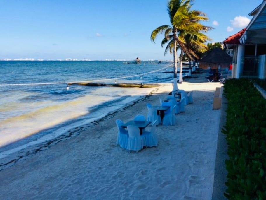 Punta Me Apartment Beach Front In The Hotel & Waterpark Cancún Exterior foto